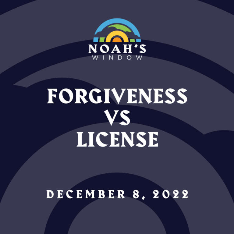 Grace vs License | December 8, 2022